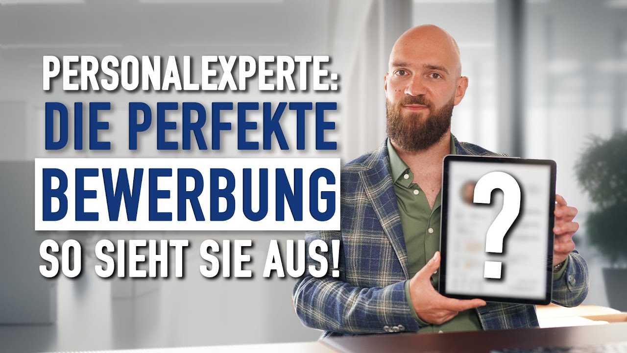 Personalexperte verrät: Die perfekte Bewerbung - SO sieht sie aus!
