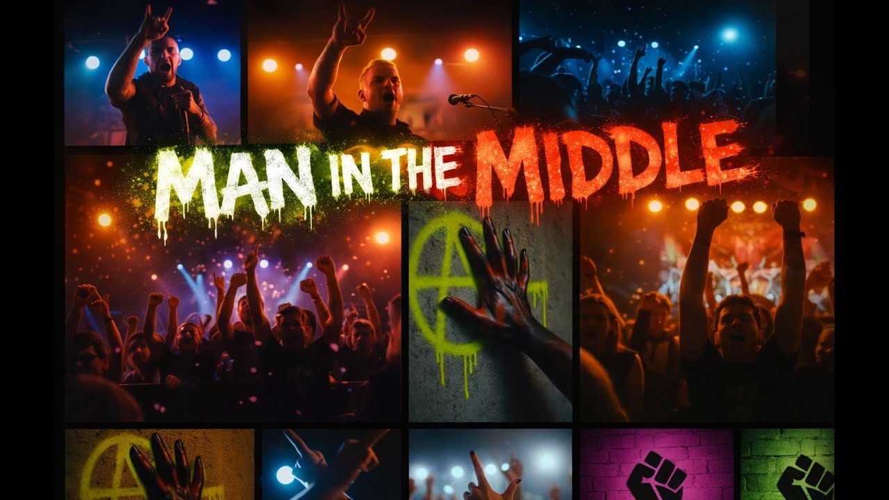 Man in the middle - Horace. (Official Music Video). AI original music. 