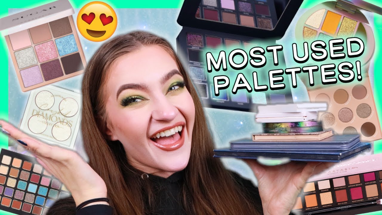 My Most Used Eyeshadow Palettes In 2024!! (some new and old favorites!)