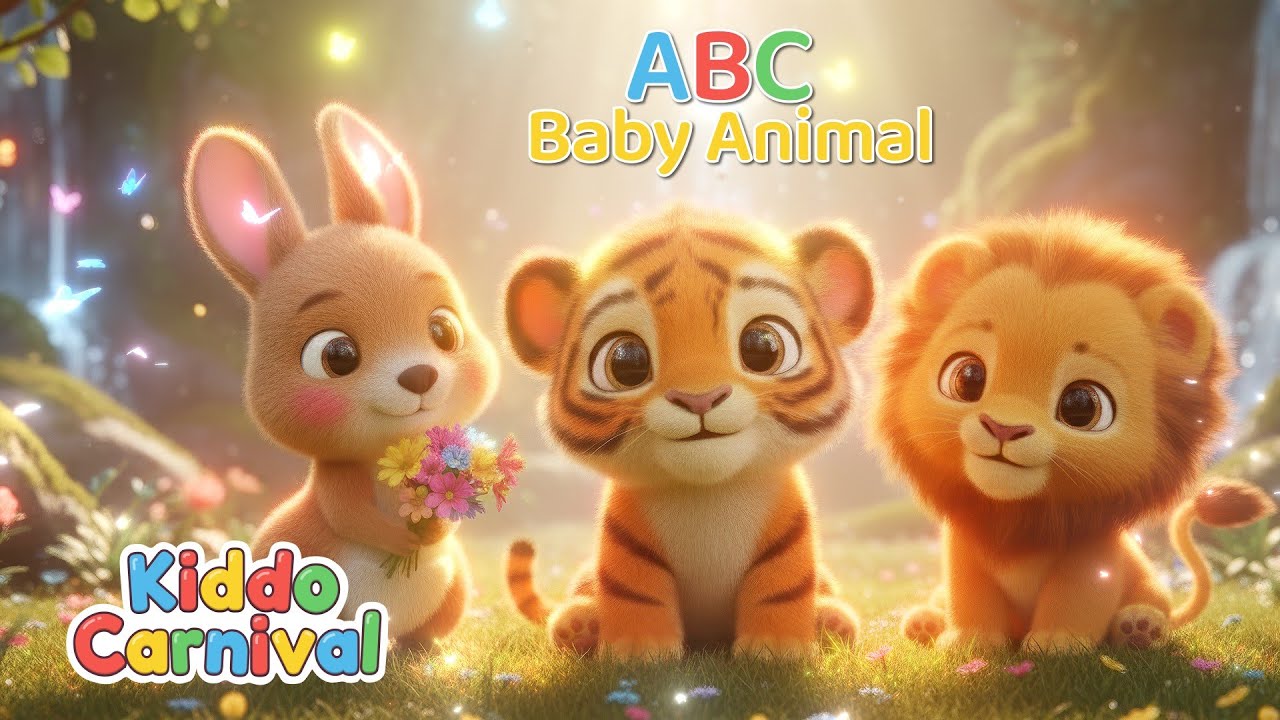 ABC Baby Animal Song | Baby Animal safari song | Fun Learning Rhyme | Kiddo Carnival Rhymes
