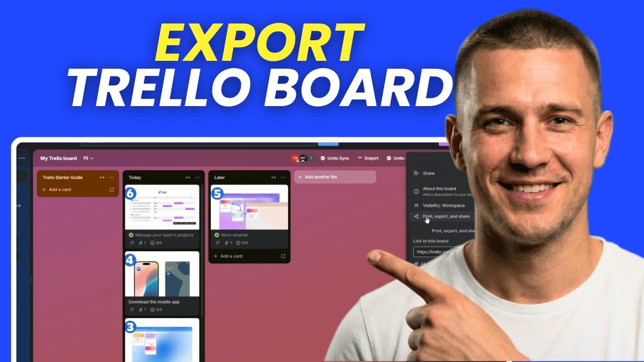 Как экспортировать доску Trello в Excel