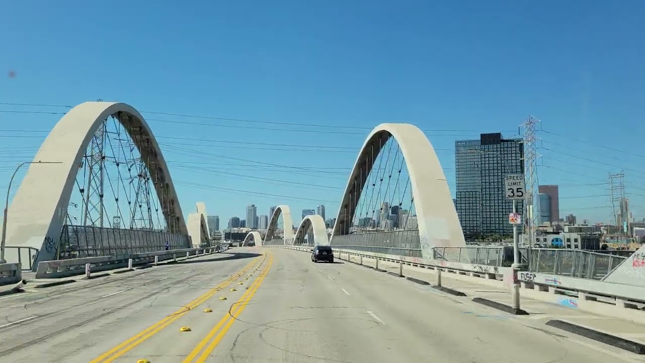 6TH STREET BRIDGE DOWNTOWN LOS ANGELES 