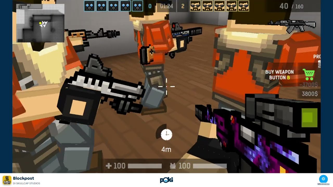 #03 炸彈大戰 Bomb mode (Blockpost@Poki)