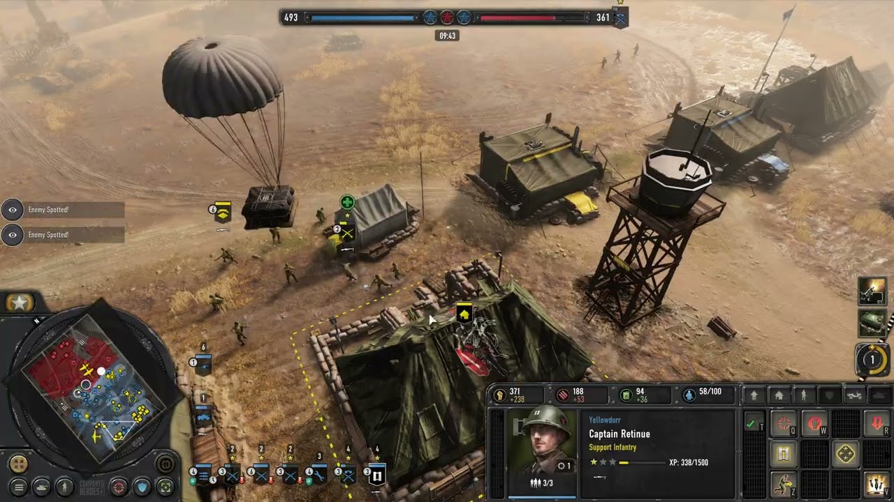 Company of Heroes 3 4v4 Gameplay