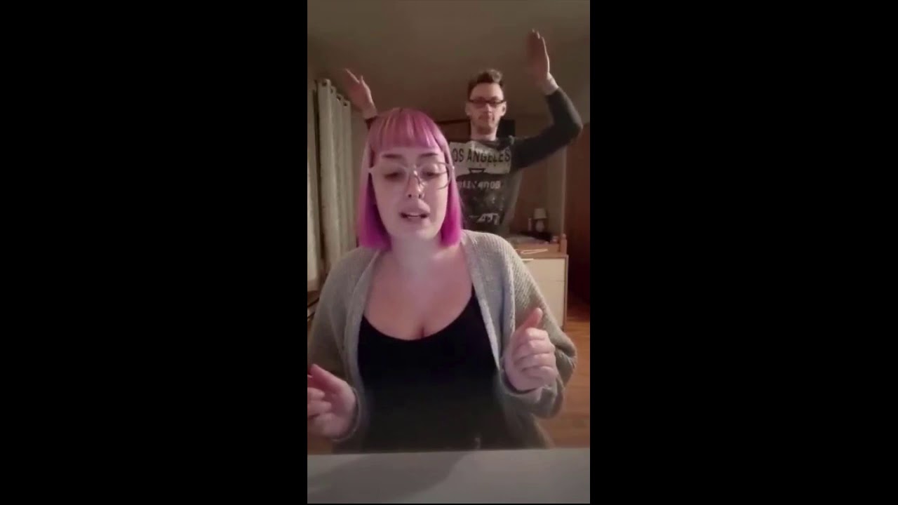NERDY GIRL RAPS FAST PART OF EMINEM'S GODZILLA