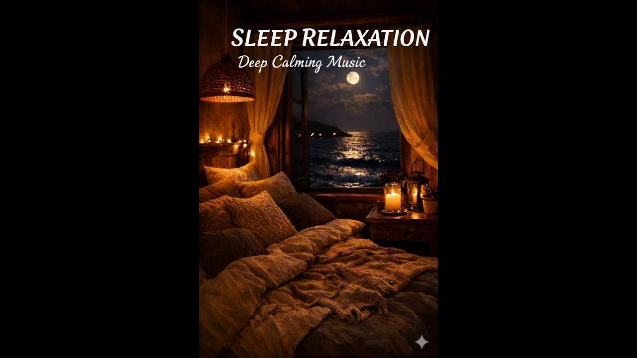 Moonlight Over the Sea 🌙 Sleep Meditation for Anxiety