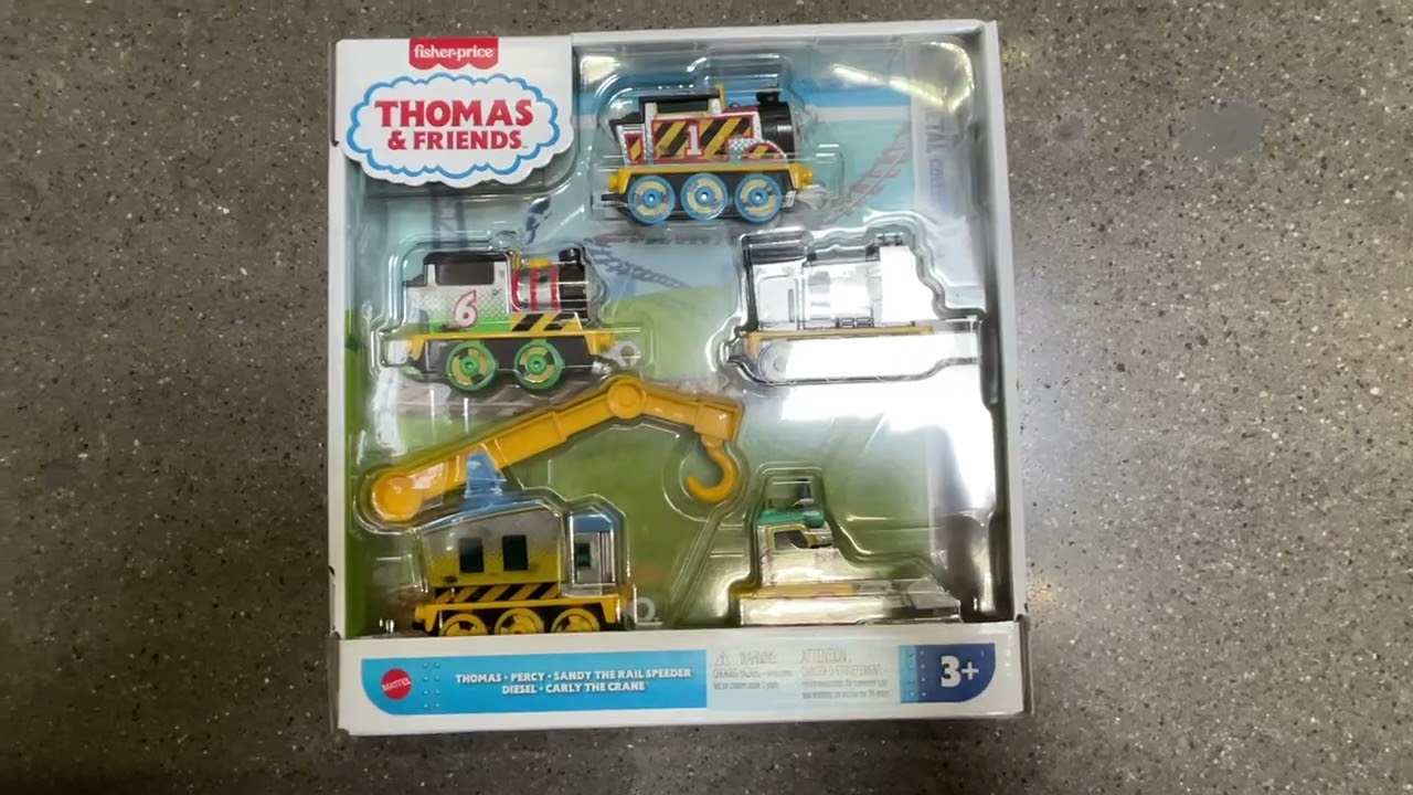 Thomas & Friends Diecast Construction Crew Set | Build, Imagine & Play with Thomas, Percy & Diesel!