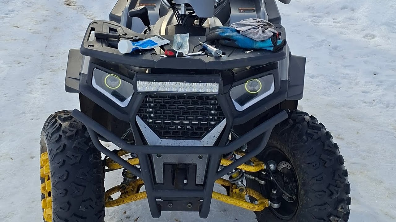Квадроцикл ATV, Yacota, Motolend, Racer Подготовка к весенниму сезону.