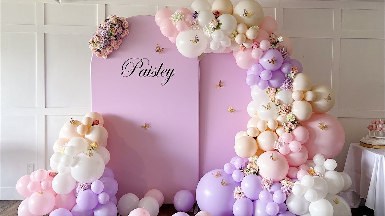 Baby Shower Decor | Pastel colors balloons