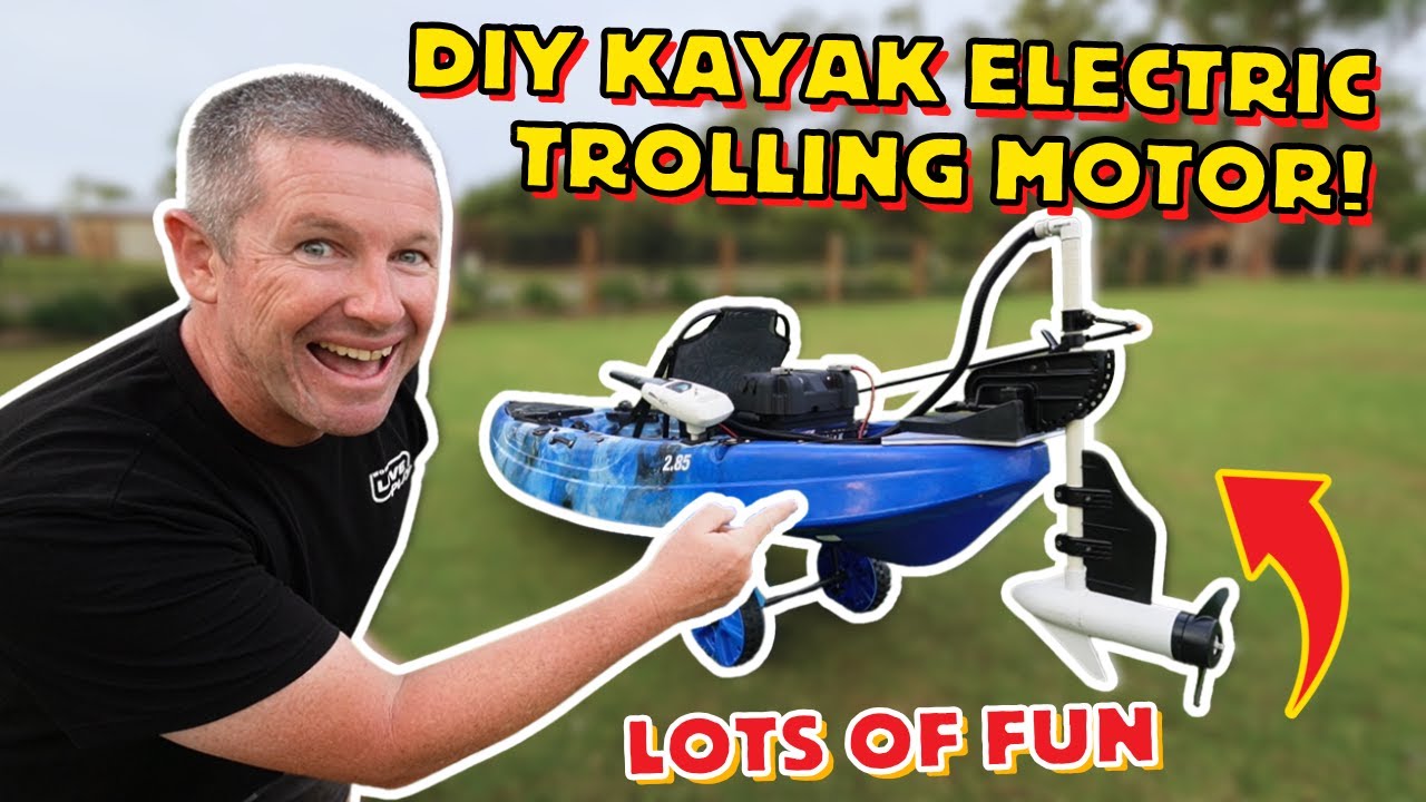 We install a Minn Kota Riptide Trolling Motor onto our Fishing Kayak & it's lots of fun! Simple DIY!