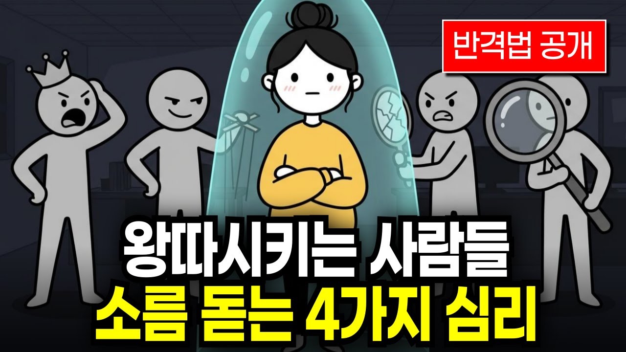 직장 왕따, 가해자들의 소름 돋는 4가지 심리 (무조건 이기는 반격법)