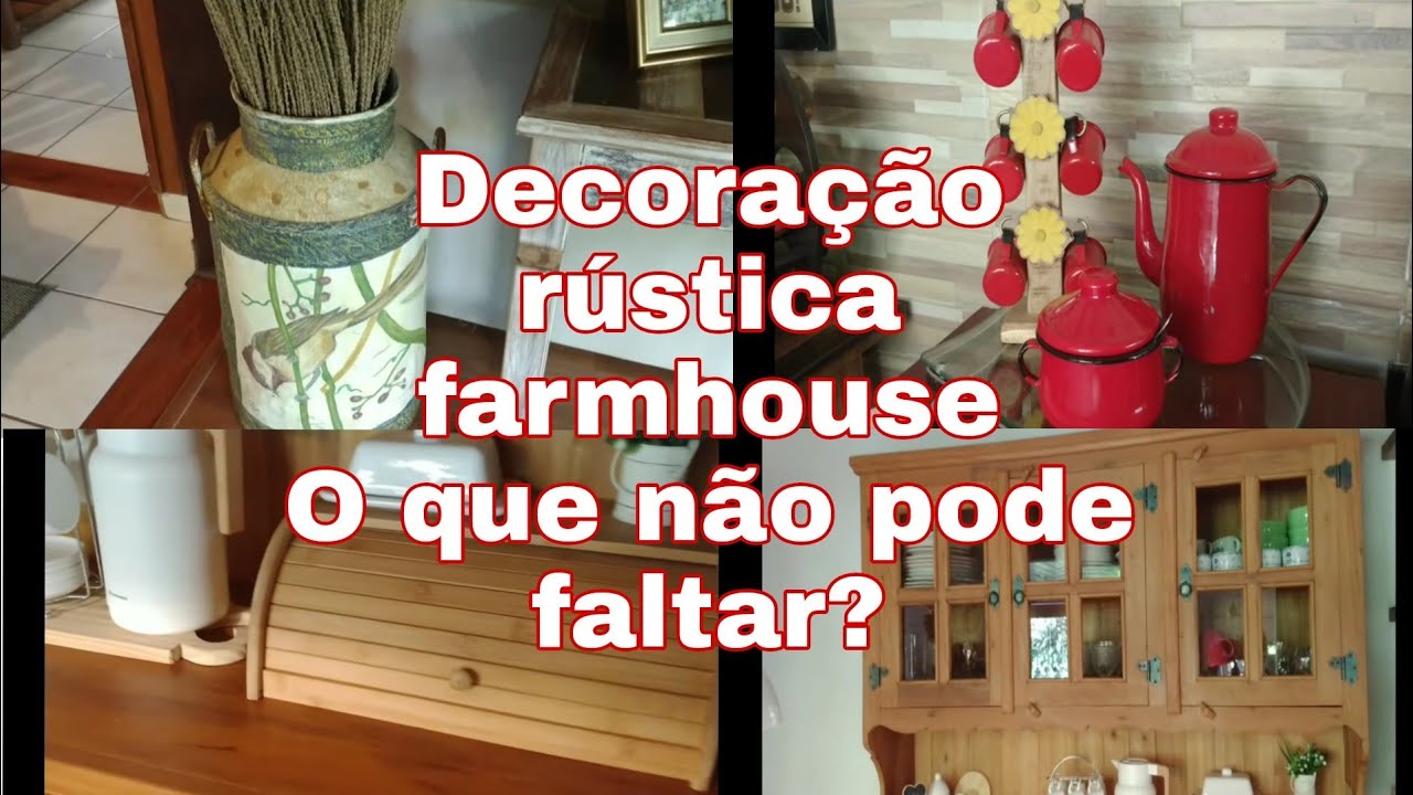 Decoração rústica/farmhouse/casinha de roça/casa de vó