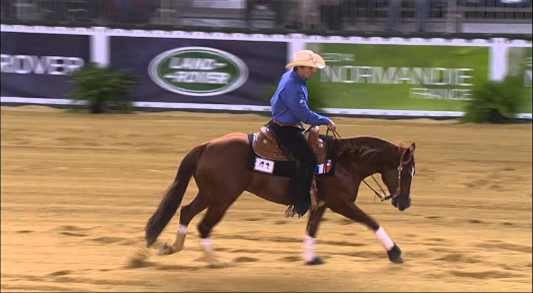 Jeux &eacute;questres mondiaux : la prestation de Gregory Legrand en reining