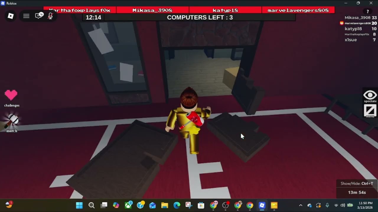 Intense flee the facility match