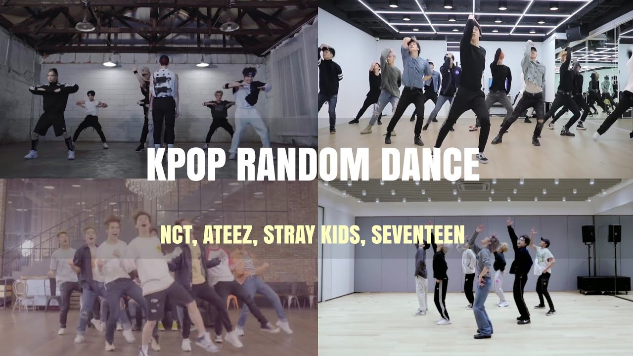 Kpop random dance| NCT, Ateez, Stray Kids and Seventeen ver. [mirrored]