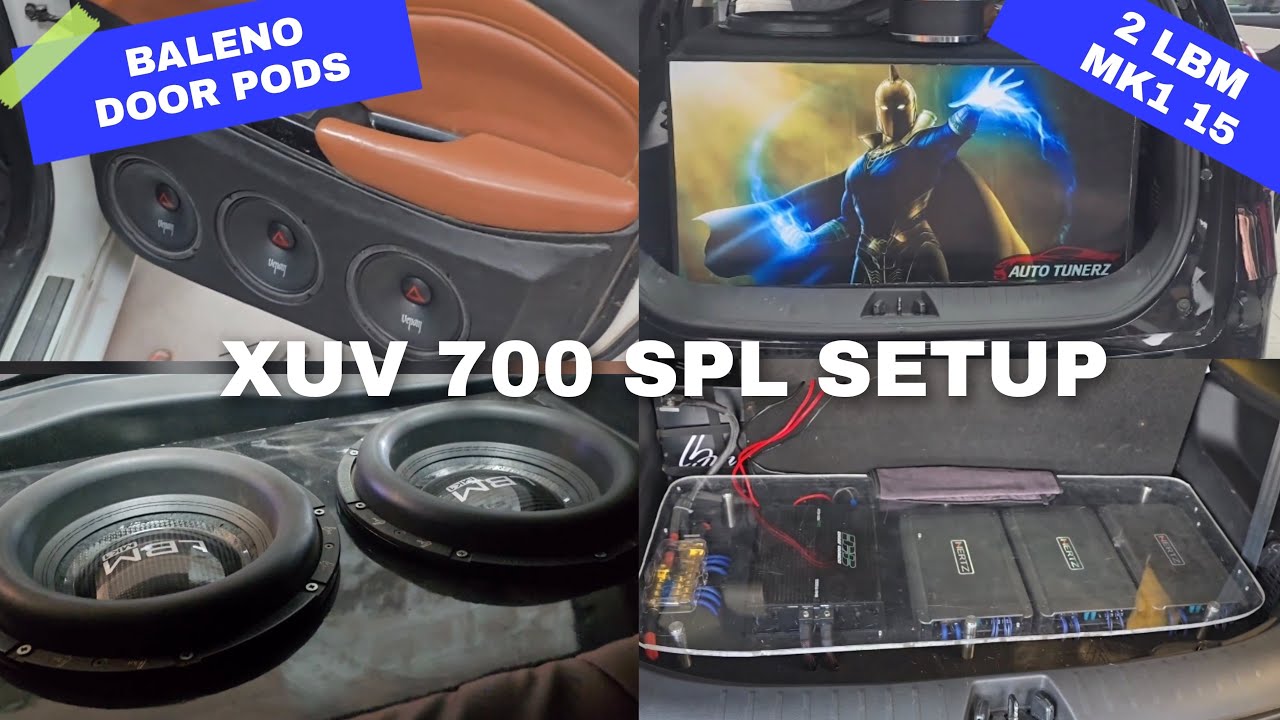 FIRST XUV 700 2 15 LBM MK1 5000 RMS KOREAN AMP PERFORMANCE BALENO VEMOM MIDS DOOR PODS LOUD CLEAR 🔊