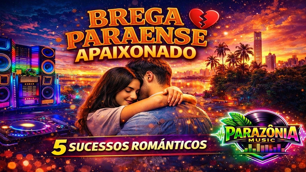 Brega Paraense Apaixonado 💔 5 Sucessos Românticos | Parazônia Music