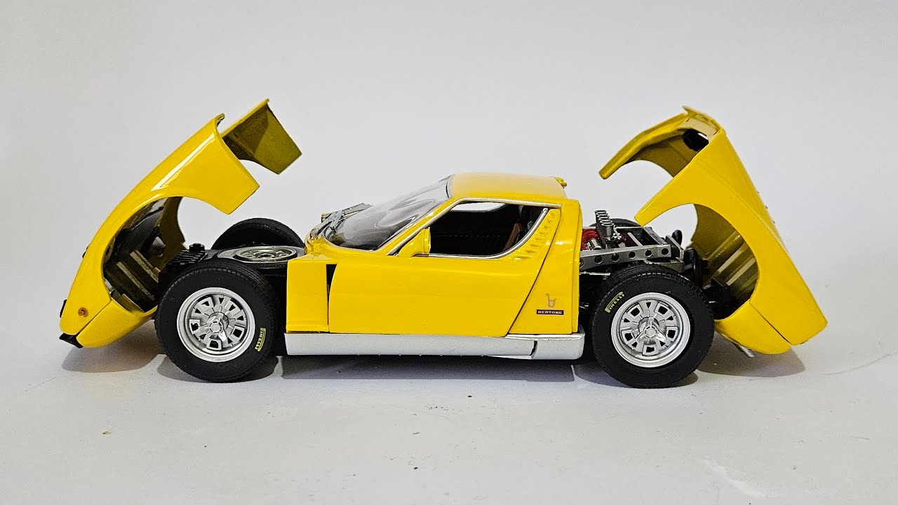 LAMBORGHINI MIURA - Escala 1/18 - #miniaturas #egcustoms