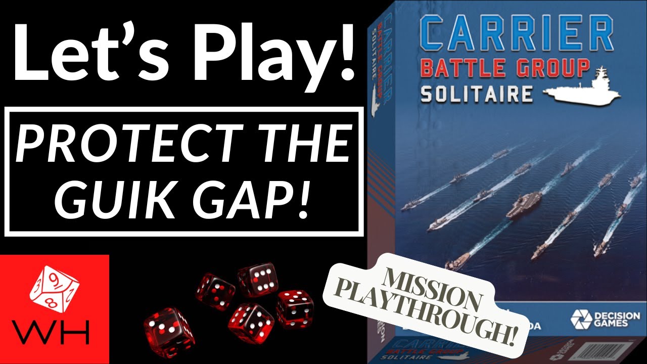 Let's Play! Carrier Battlegroup Solitaire | Deluxe Edition | WW3 | Playthrough - Sea Control!