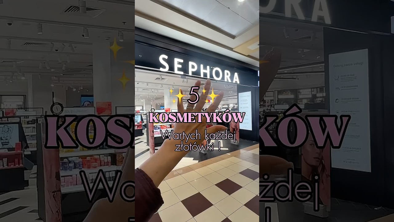 5 Kosmetyk&oacute;w wartych swojej ceny ! #makeup #beauty #makeuptutorial #kosmetyki #sephora #polecam