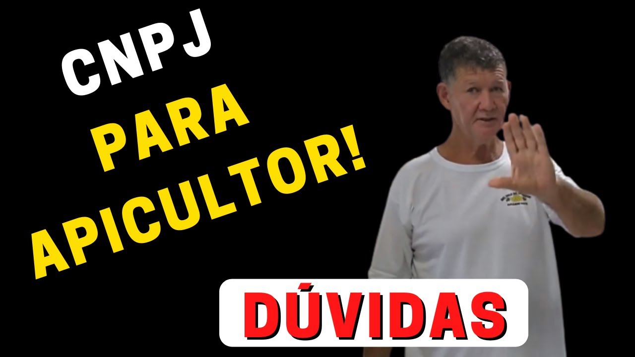 CNPJ para apicultor e meliponicultor - Apislogia responde