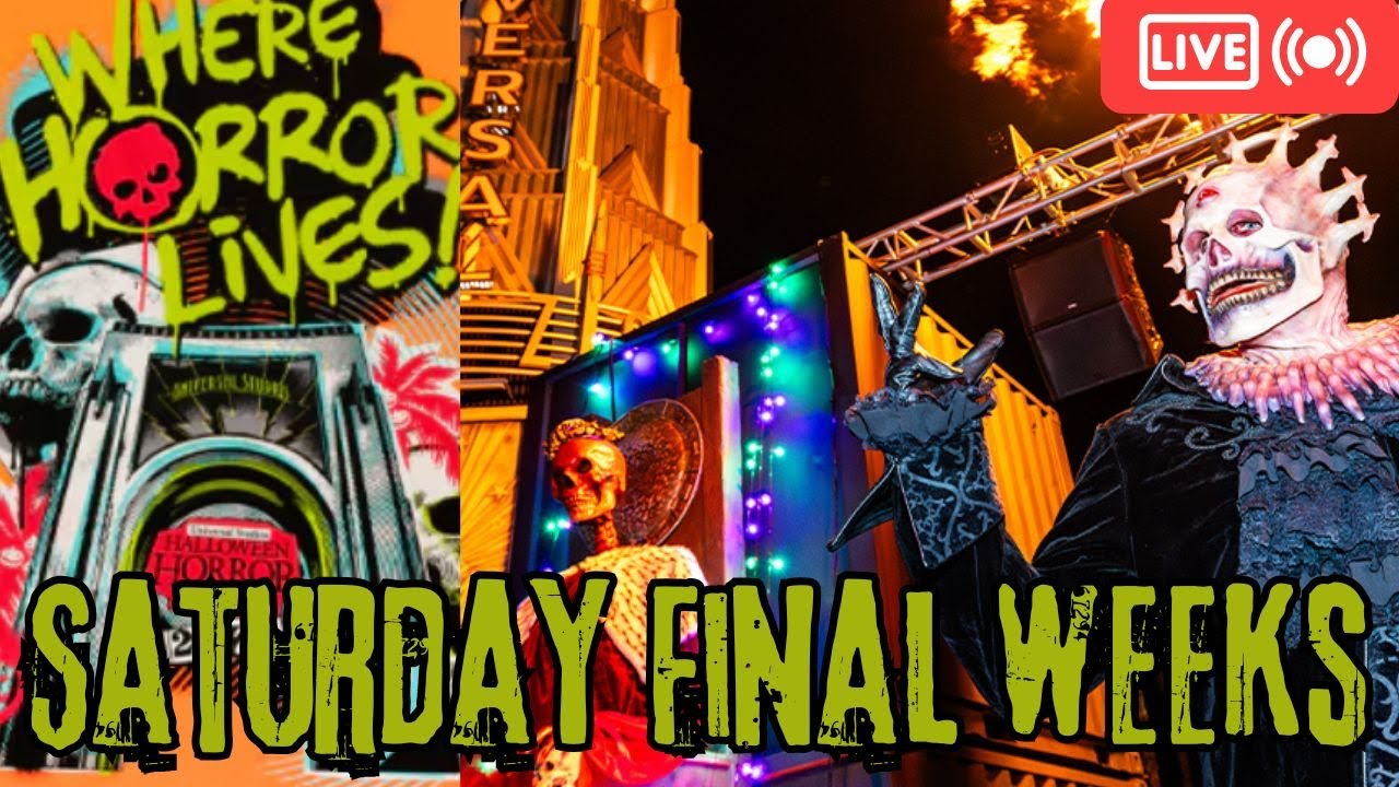 What Happens When You Try to Conquer ALL Halloween Horror Houses in ONE Night?