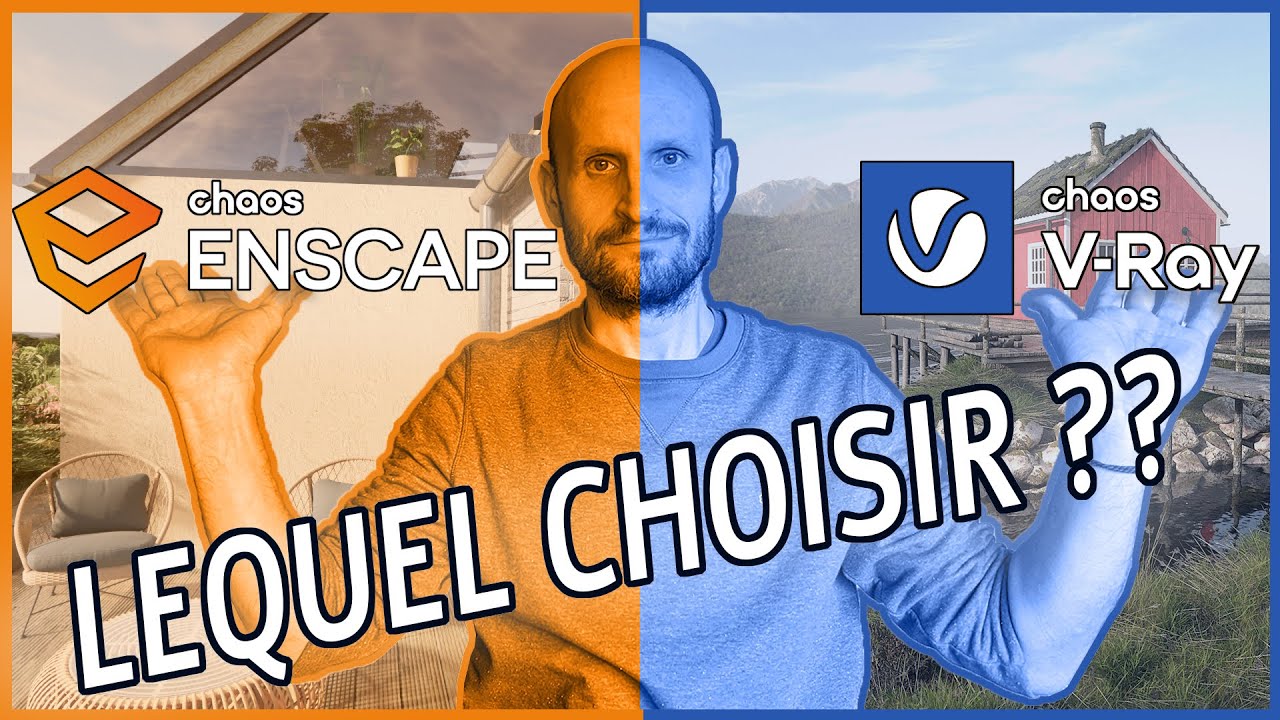 ENSCAPE ou V-RAY ?   Qui est le meilleur ?