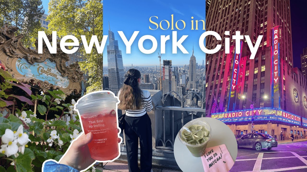 Exploring New York City alone ~ Visiting Iconic sites and eating incredible food