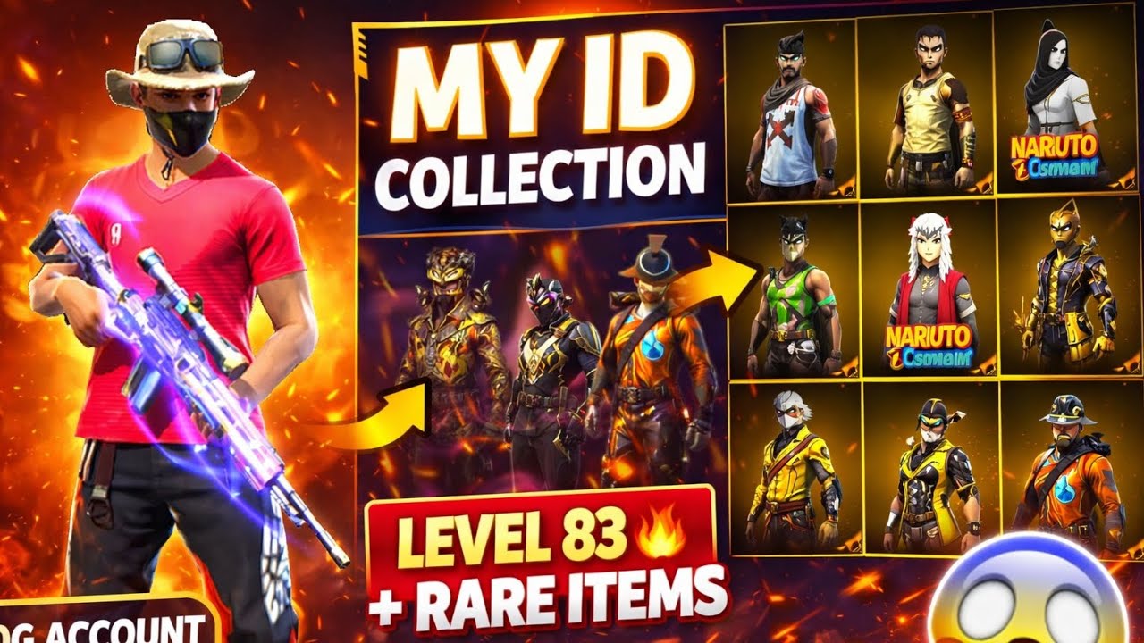 My Free fire id collection 😎💀 FlexxyOp #freefire #collection #longvideo 