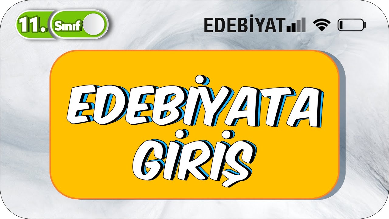 Kek Gibi Konu EDEBİYATA GİRİŞ  | 11. Sınıf Edebiyat #2023