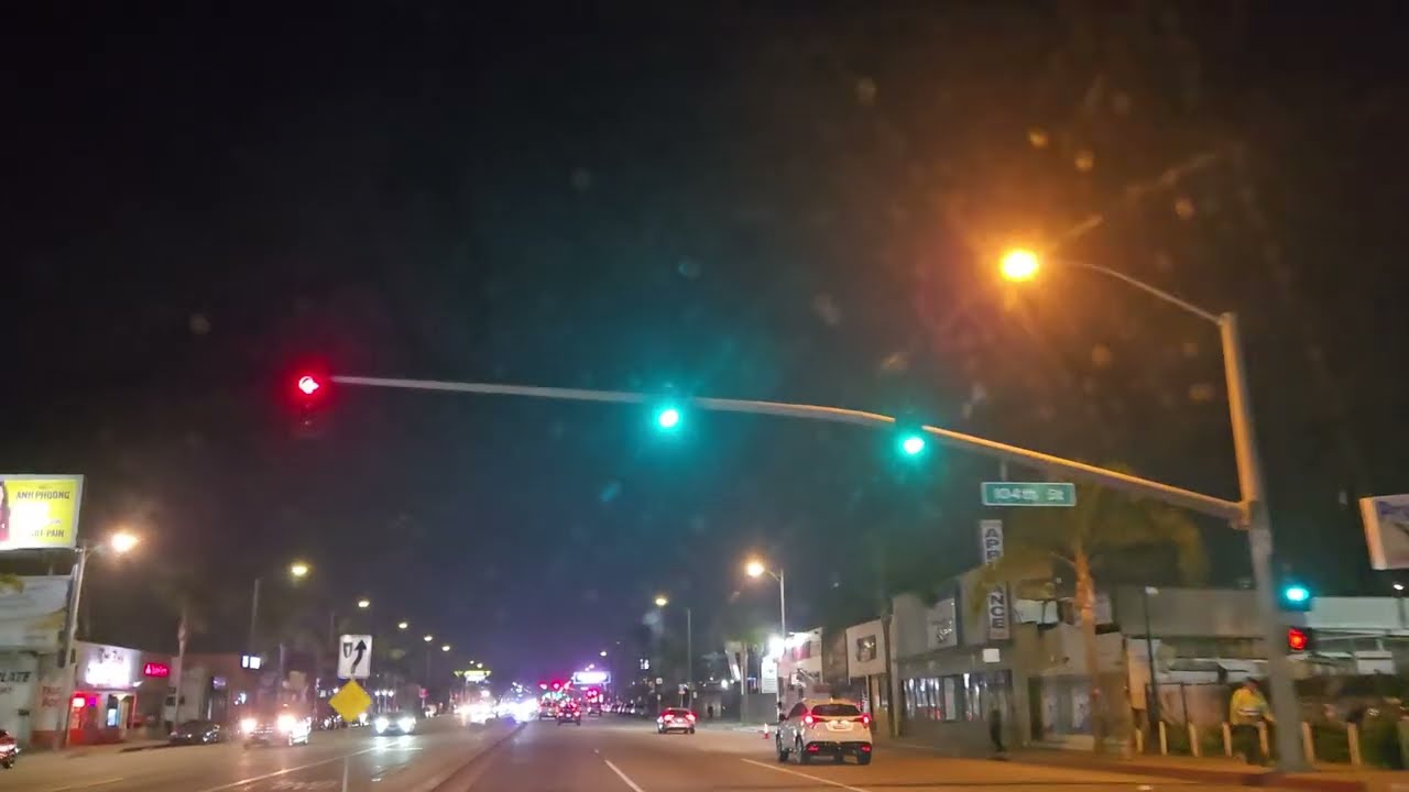  LOS ANGELES NIGHT DRIVE NO MUSIC 🌙LAX AIRPORT,SOFI STADIUM,KIA FORUM,INTUIT DONE.