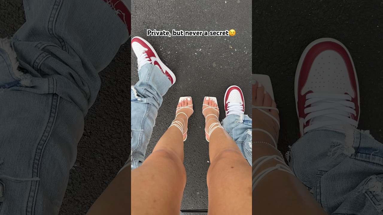 Private, but never a secret 😉 #relationshipgoals #couples #datenight #shoes