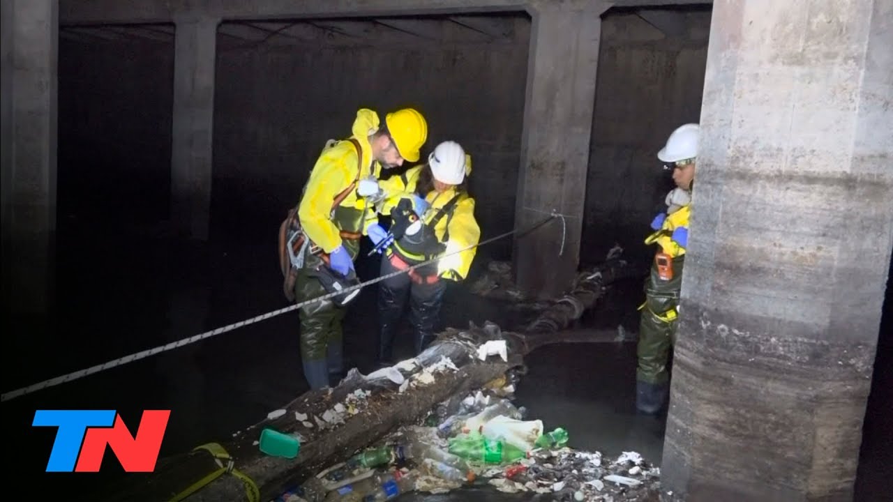 Expedición a los túneles pluviales de Buenos Aires