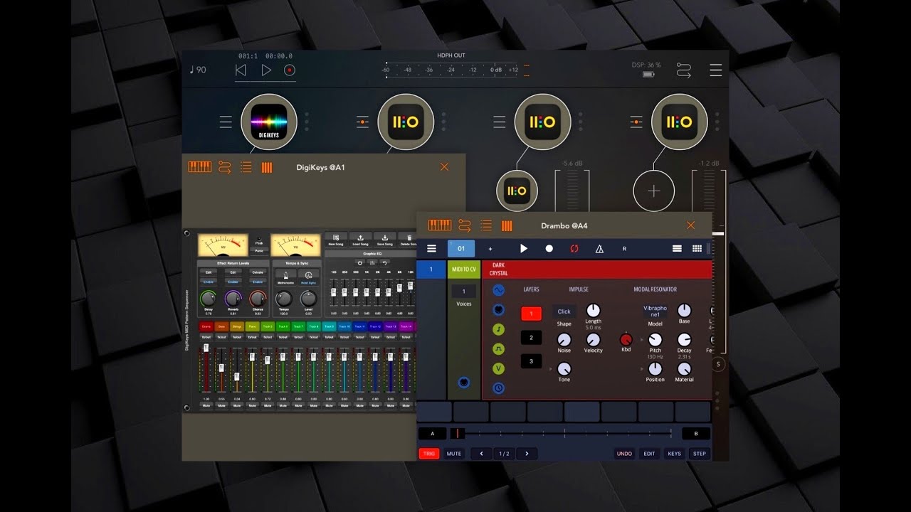 DRAMBO & DIGIKEYS - Great Together - iPad Live Demo & Tutorial