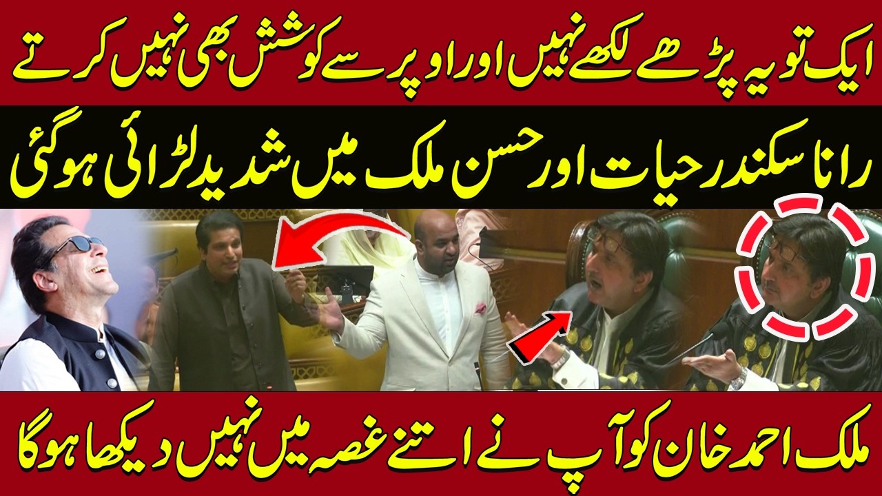 You&rsquo;ve Never Seen Mailk Ahmad Khan This Angry | Fight Between Rana Sikandar Hayat & Hassan Malik