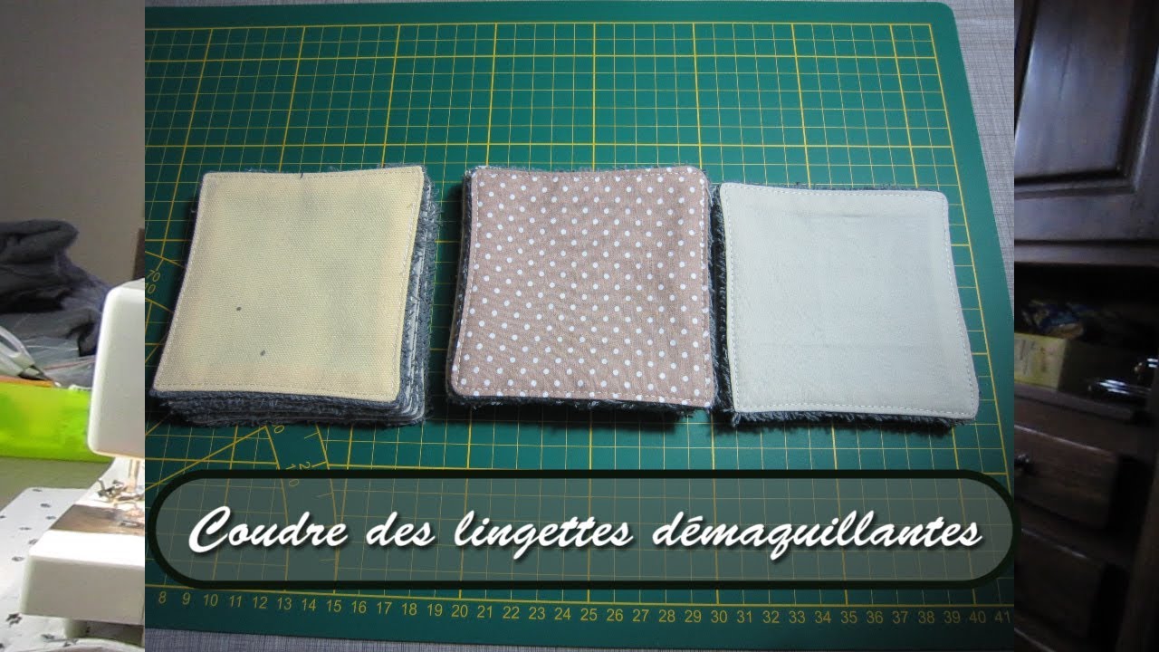 Coudre des lingettes démaquillantes - parfait pour les débutantes !
