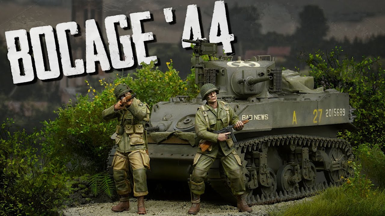 Диорама «Нормандия» | 1/48 M5A1 Stuart и 101-я воздушно-десантная дивизия