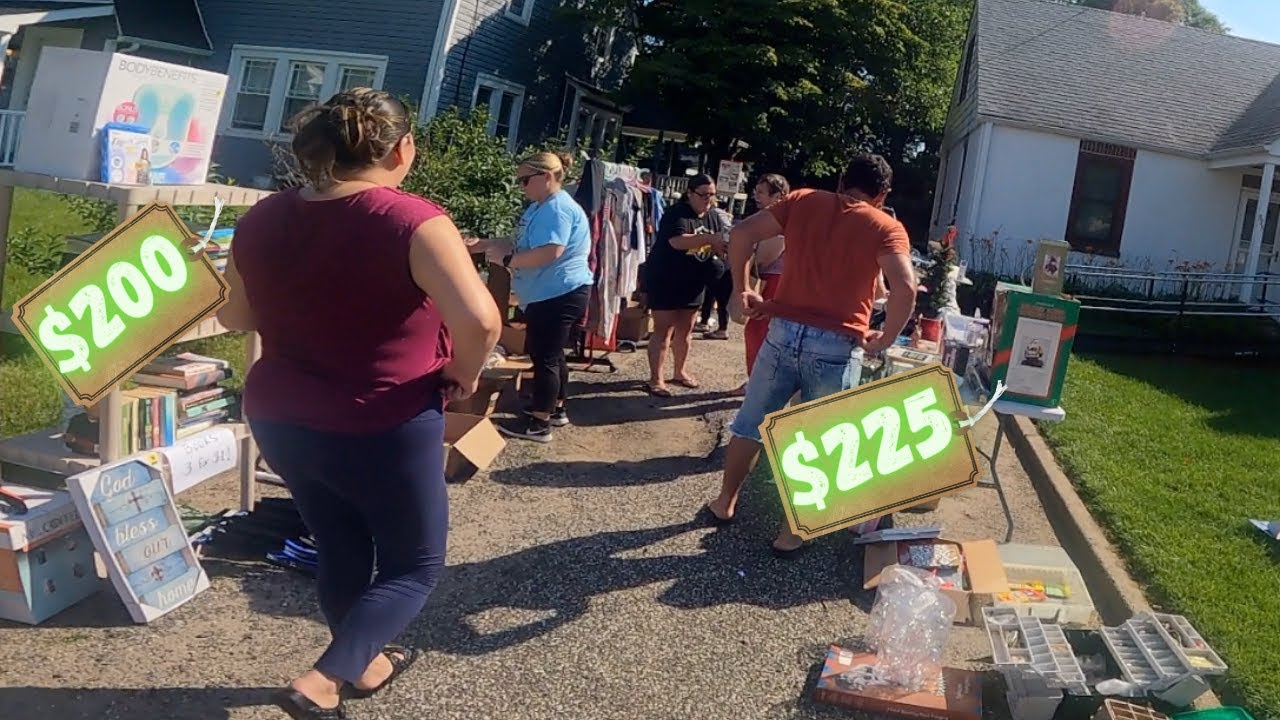 TWO INSANE PICKUPS AT THE LAST GARAGE SALE OF THE DAY!