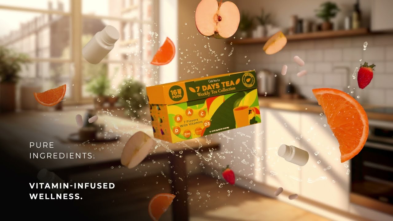 7 Days, 7 Brews: Your Wellness Symphony (7 Days Weekly Tea Collection K-Cup) | Gya Tea Co.