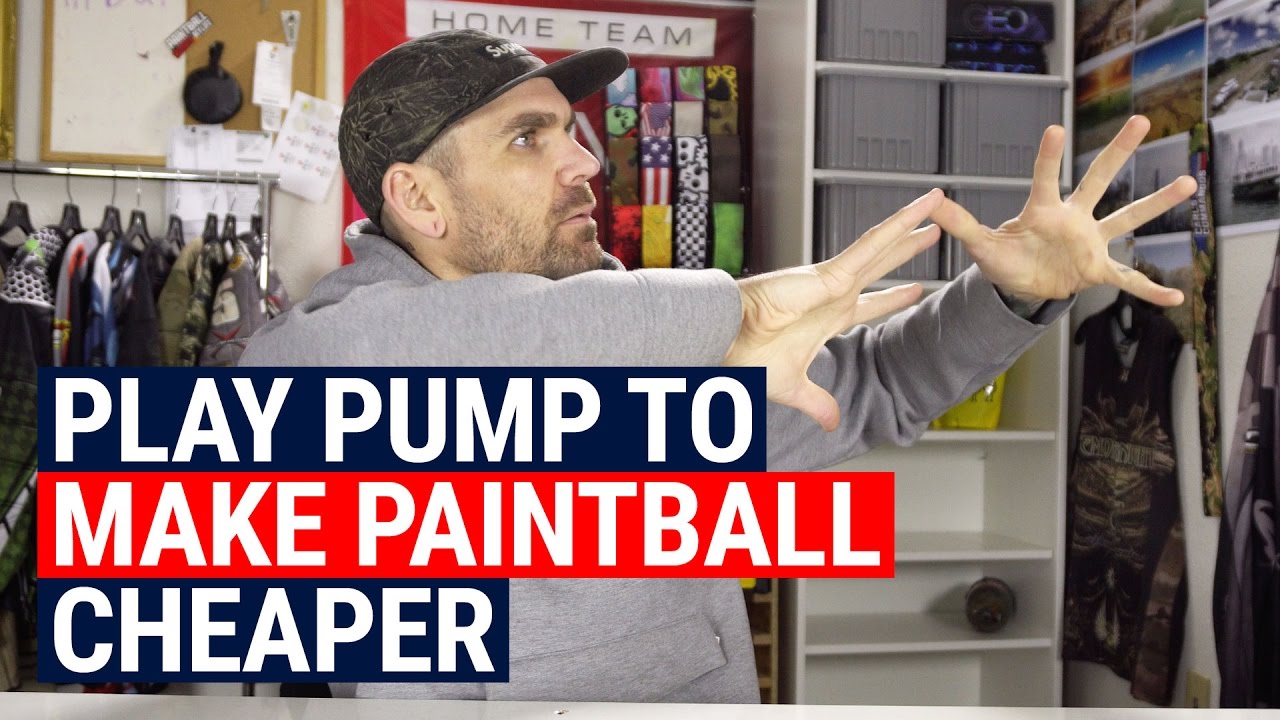 Making Paintball Cheaper By Playing Pump
