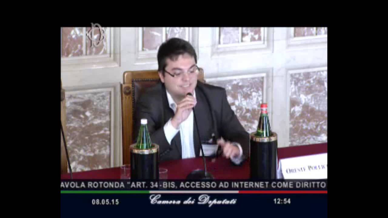Germano Masullo. Tavola Rotonda su art. 34-bis, diritto di accesso ad Internet