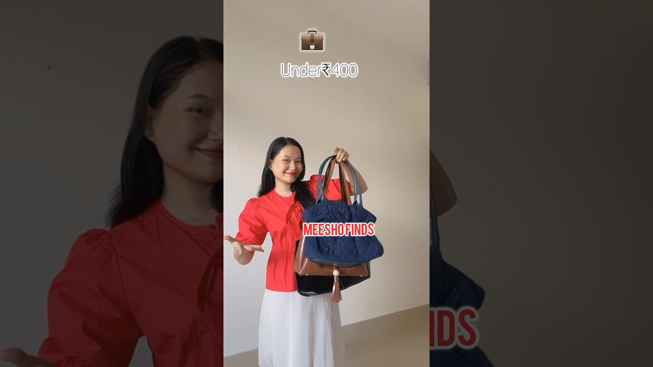 Check this out 🌺🤍💼 #meeshobags #meesho #bags #haul