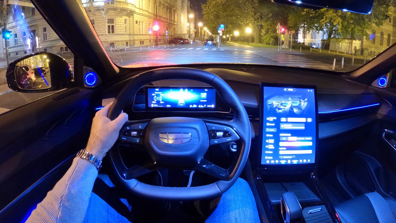 GEELY CITYRAY 2026 — НОЧНОЙ ТЕСТ-ДРАЙВ И ОБЗОР (GF+ Sport, 174 л.с., бензин)
