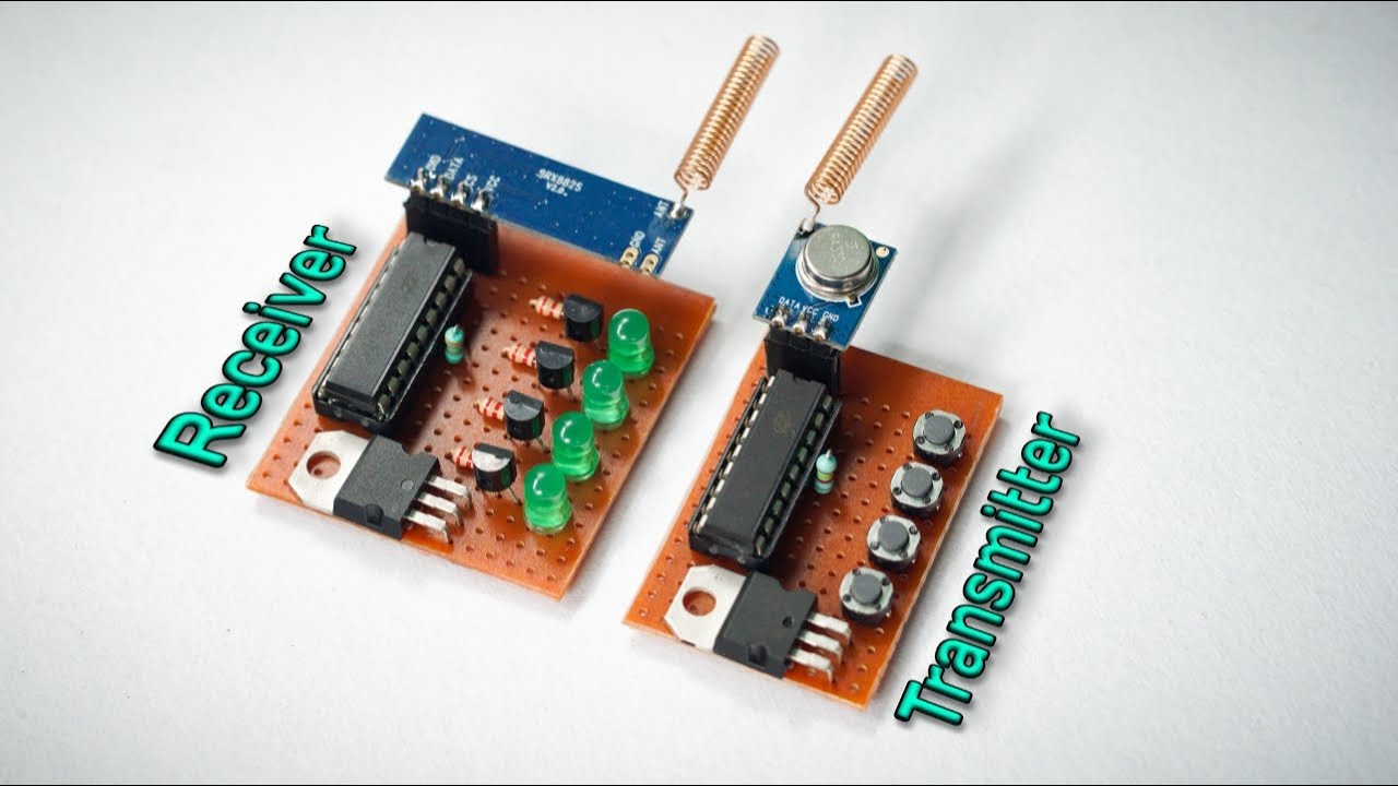 How to make a 100Meter+ Ranged Wireless 4 Channel Transmitter and Receiver
