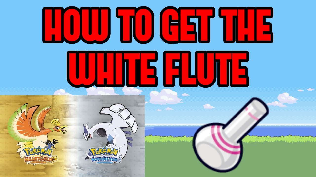 How to Get the White Flute in Pokemon Heartgold/Soulsilver