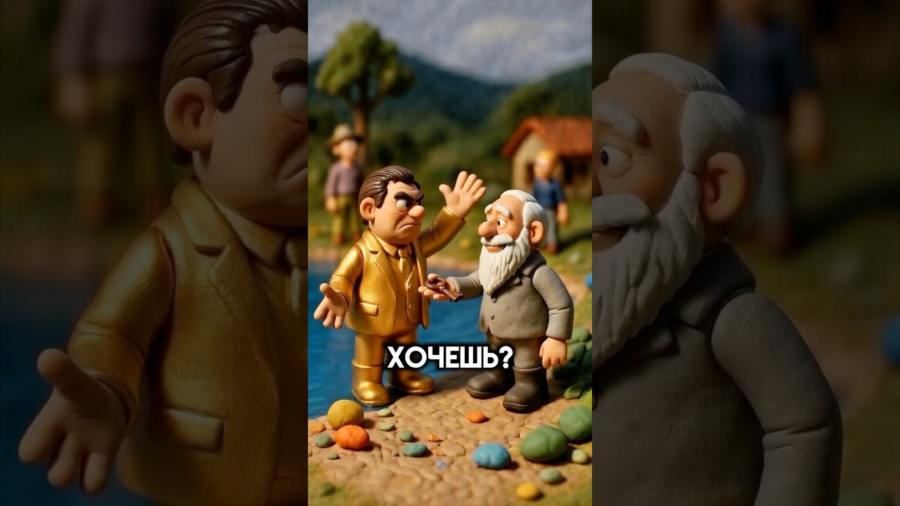 Миллиардер VS Дедушка в деревне КТО КОГО? 😂 #шортс #анимации #истории #юмор #мем #shorts