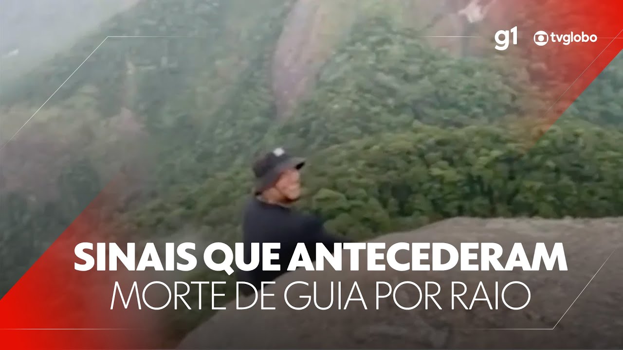 Especialista explica sinais que antecederam morte de guia atingido por raio no Rio #g1 #fantástico