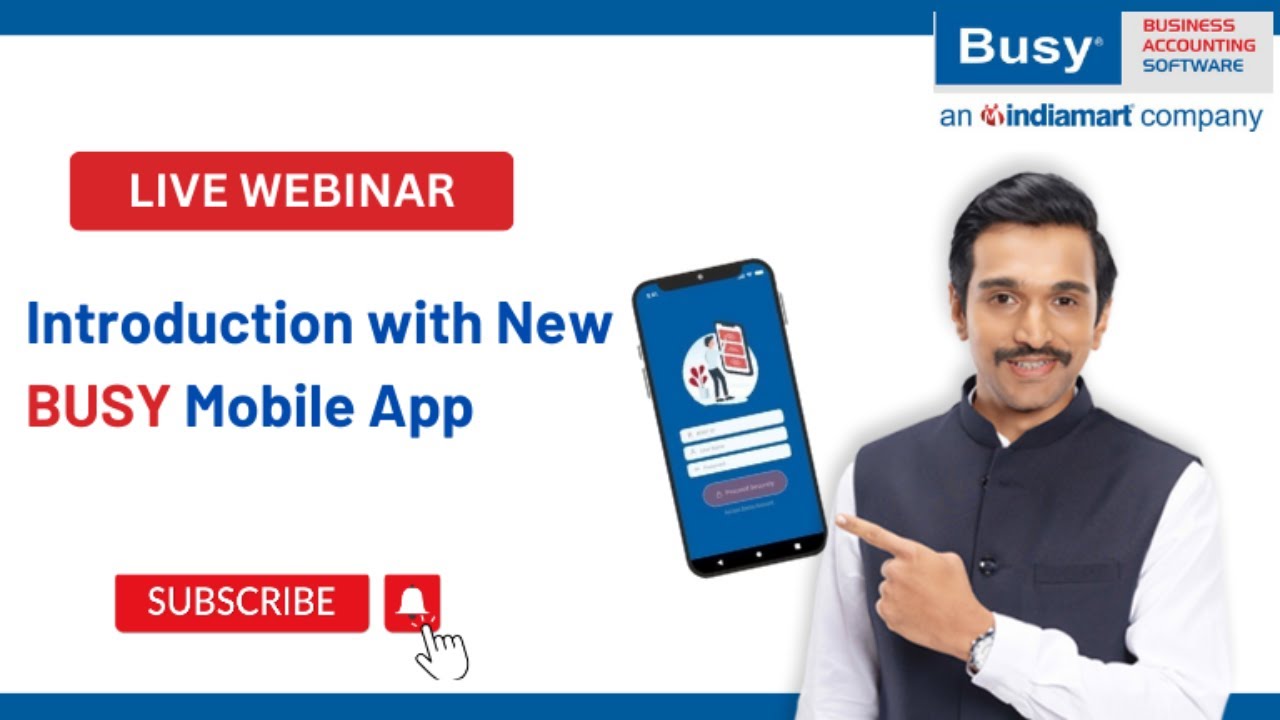 Introduction with New BUSY Mobile App | BUSY Mobile App