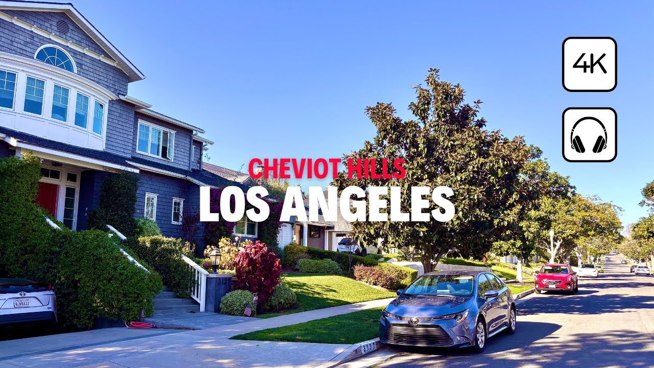 Scenic Beverlywood & Cheviot Hills Drive 🚗🌄 | Relaxing ASMR LA Hills Ride