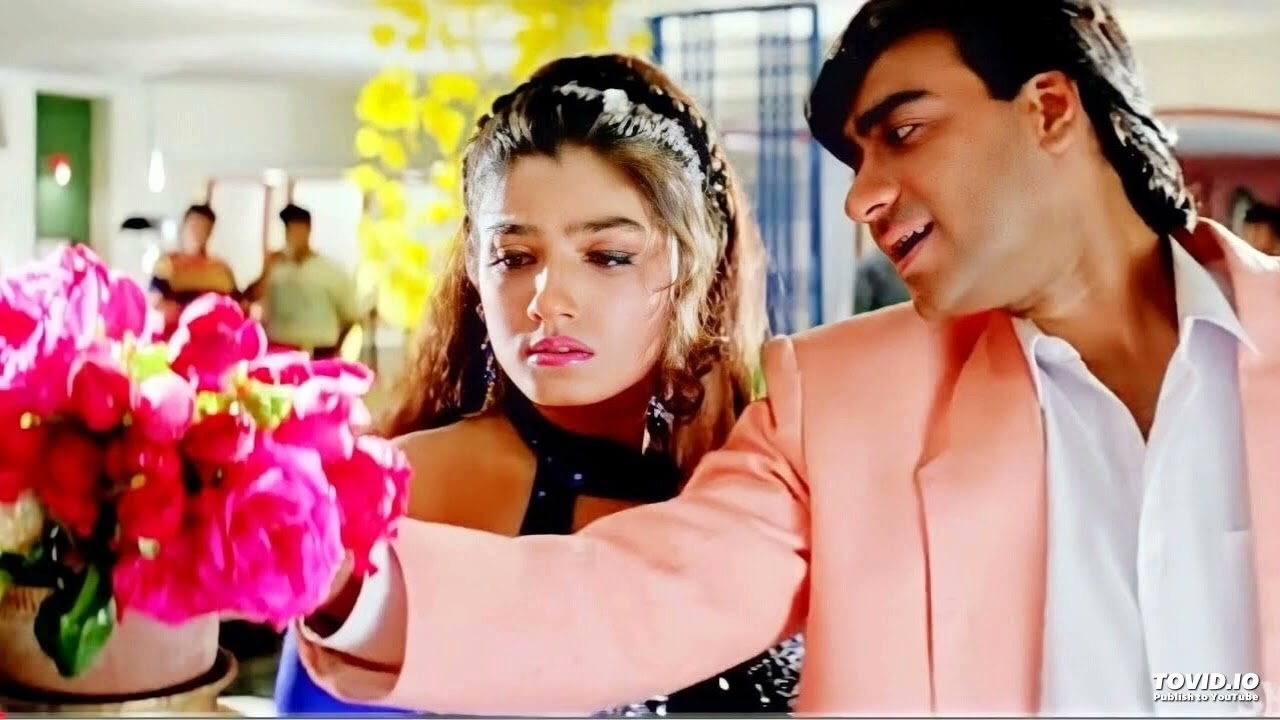 Kitna Haseen Chehra ❤️ ((Dilwale)) ❤️ Kumar Sanu | Ajay Devgan | Raveena Tandon ❤️ 90's Hits